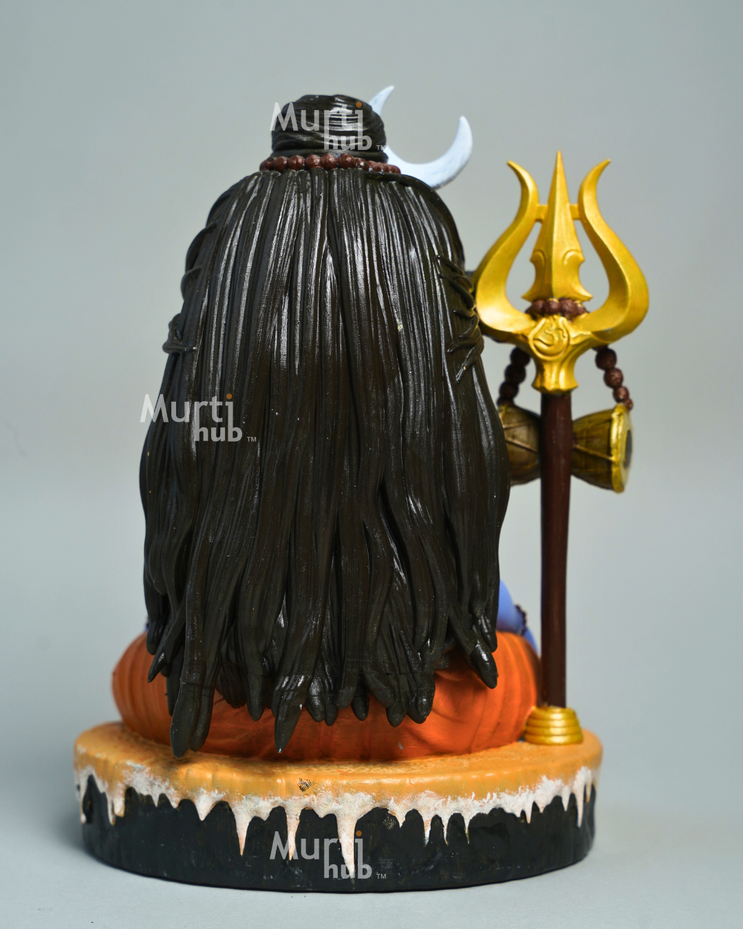 Baal Shiva Idol – The Serene Meditator Hand Painted 7 cm