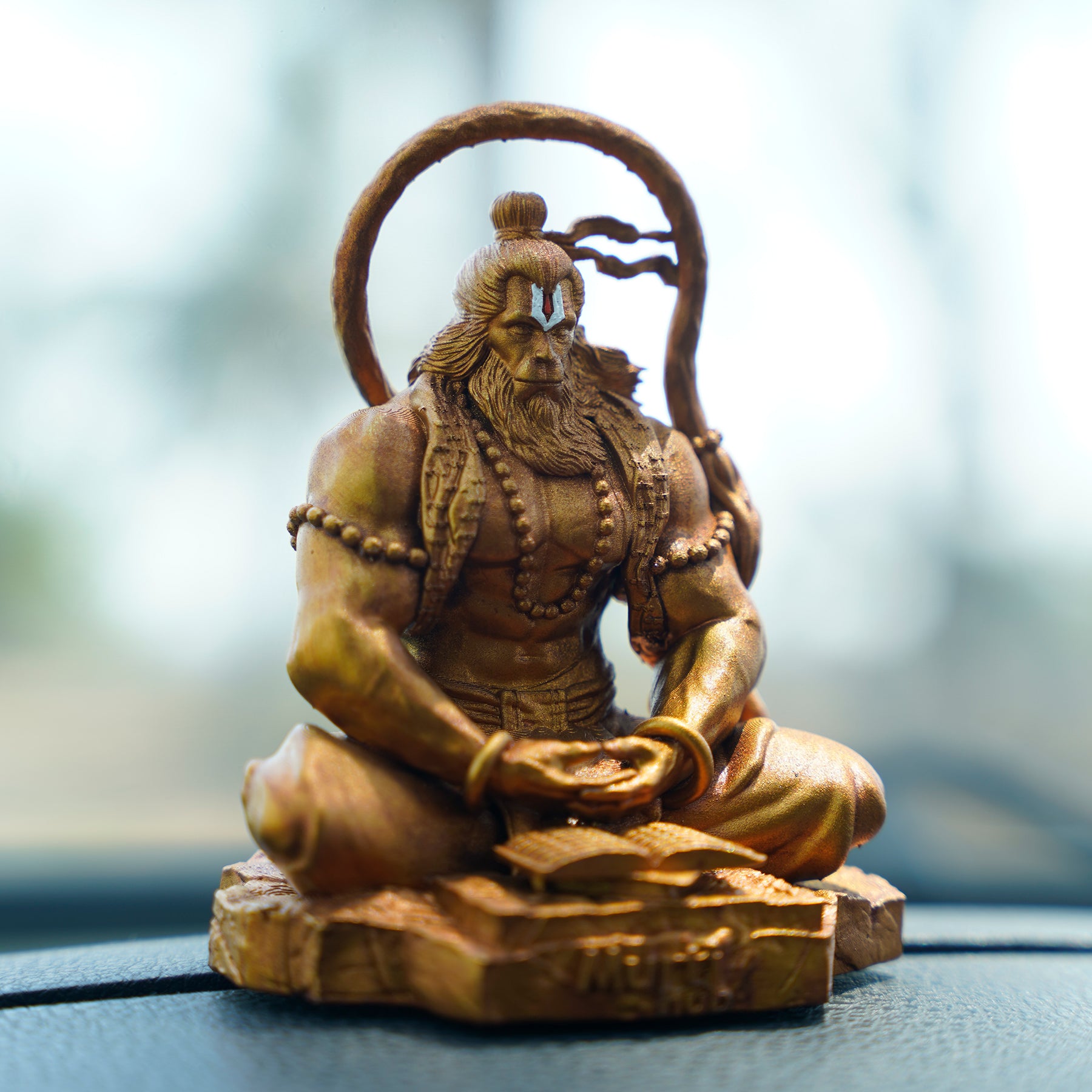 Pavan Sut Hanuman ji Antique Gold