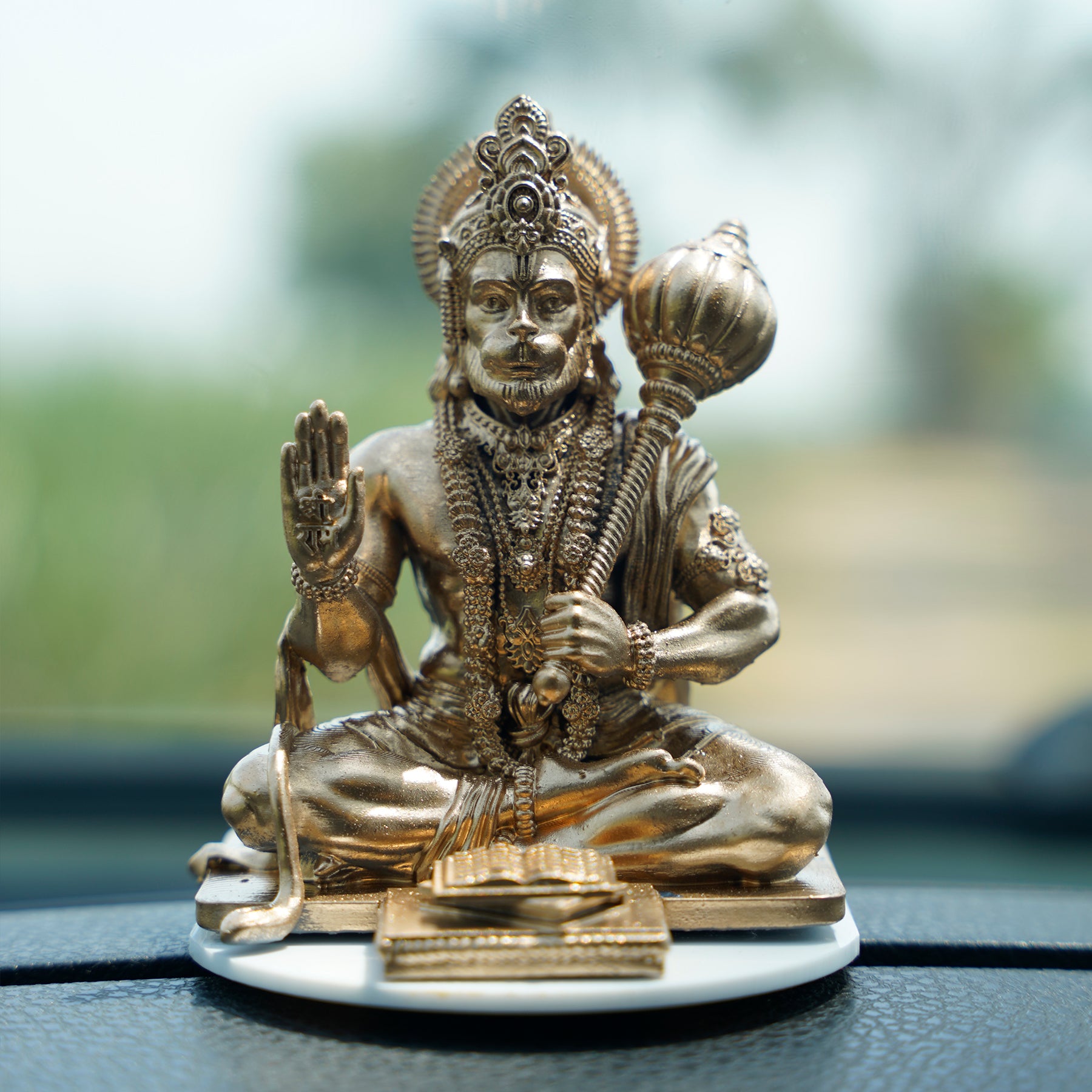 Lord Hanuman ji Antique Gold